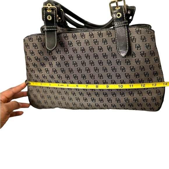 Dooney & Bourke Canvas bag with Leather Handle and Trim - Picture 8 of 16